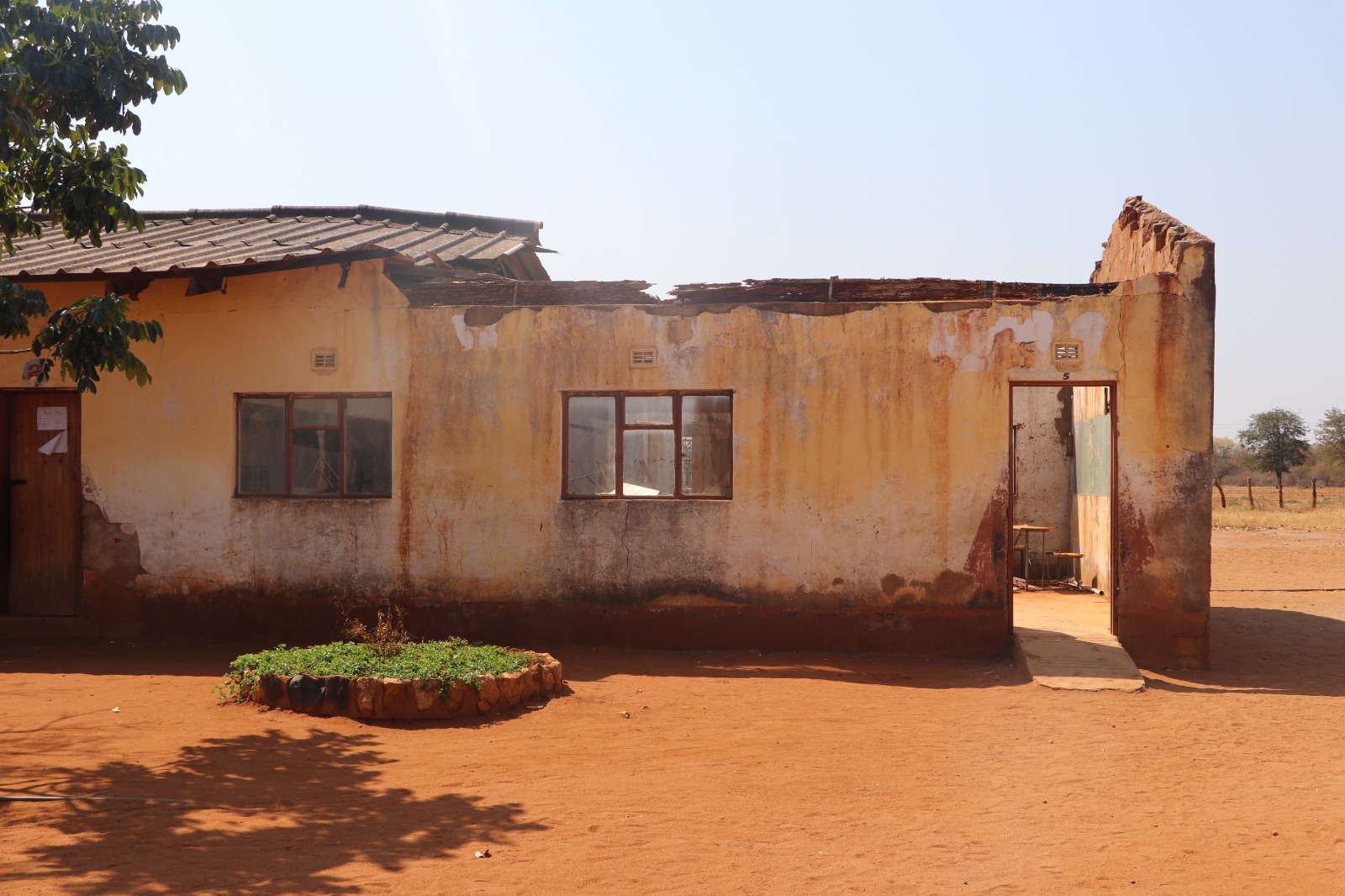 One of the classroom blocks that were decommissioned by the ministry.