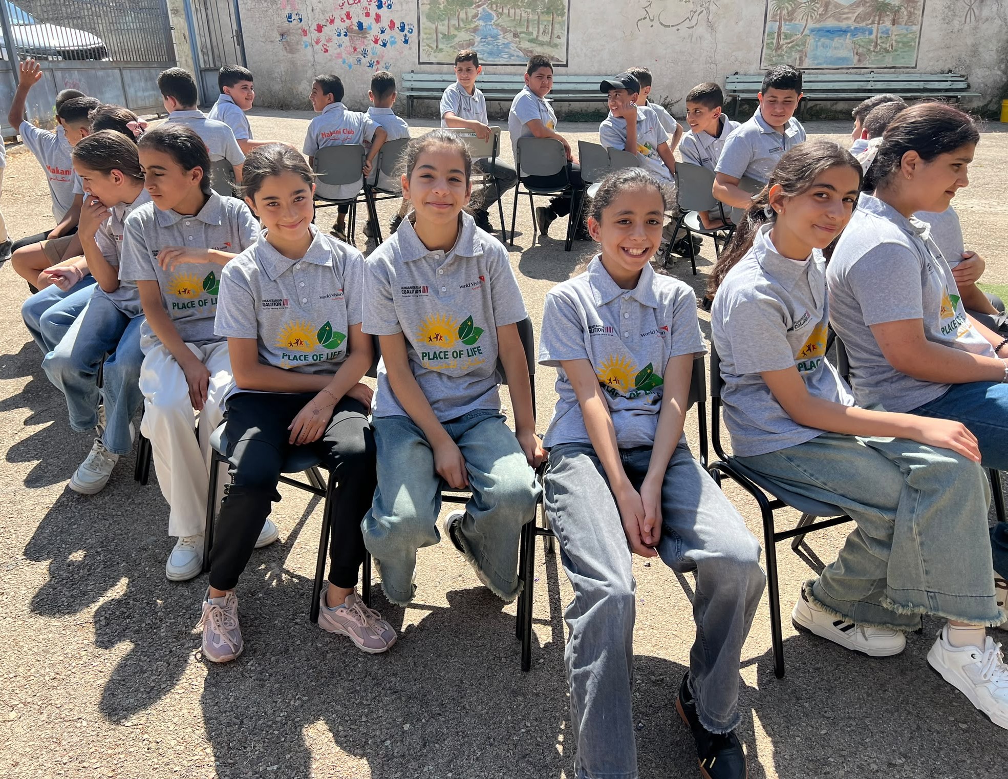 Children take part in a Makani Club session, creating opportunities to build friendships, strengthen social skills and develop a sense of belonging.