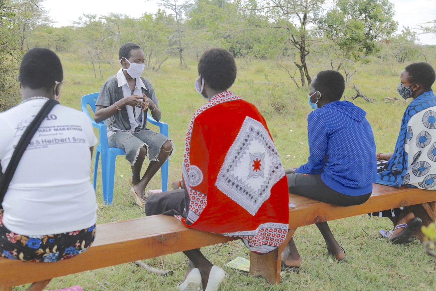 Girls sensitised by Zipporah have become child rights champions in the community. ©World Vision Photo/Irene Sinoya.