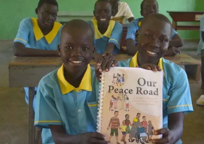 Children in Sudan enjoying their peace club