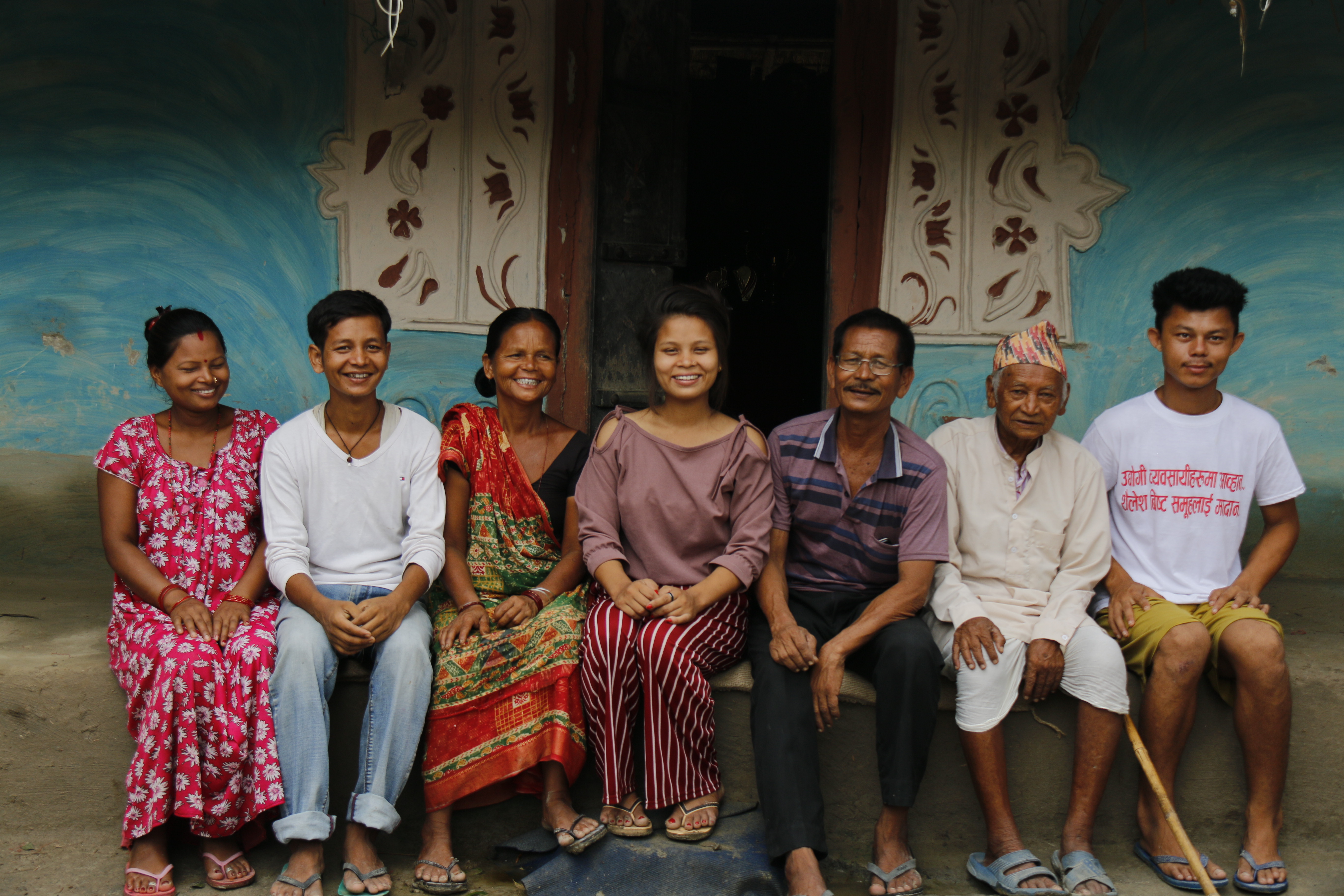 Prabha with her lovely family