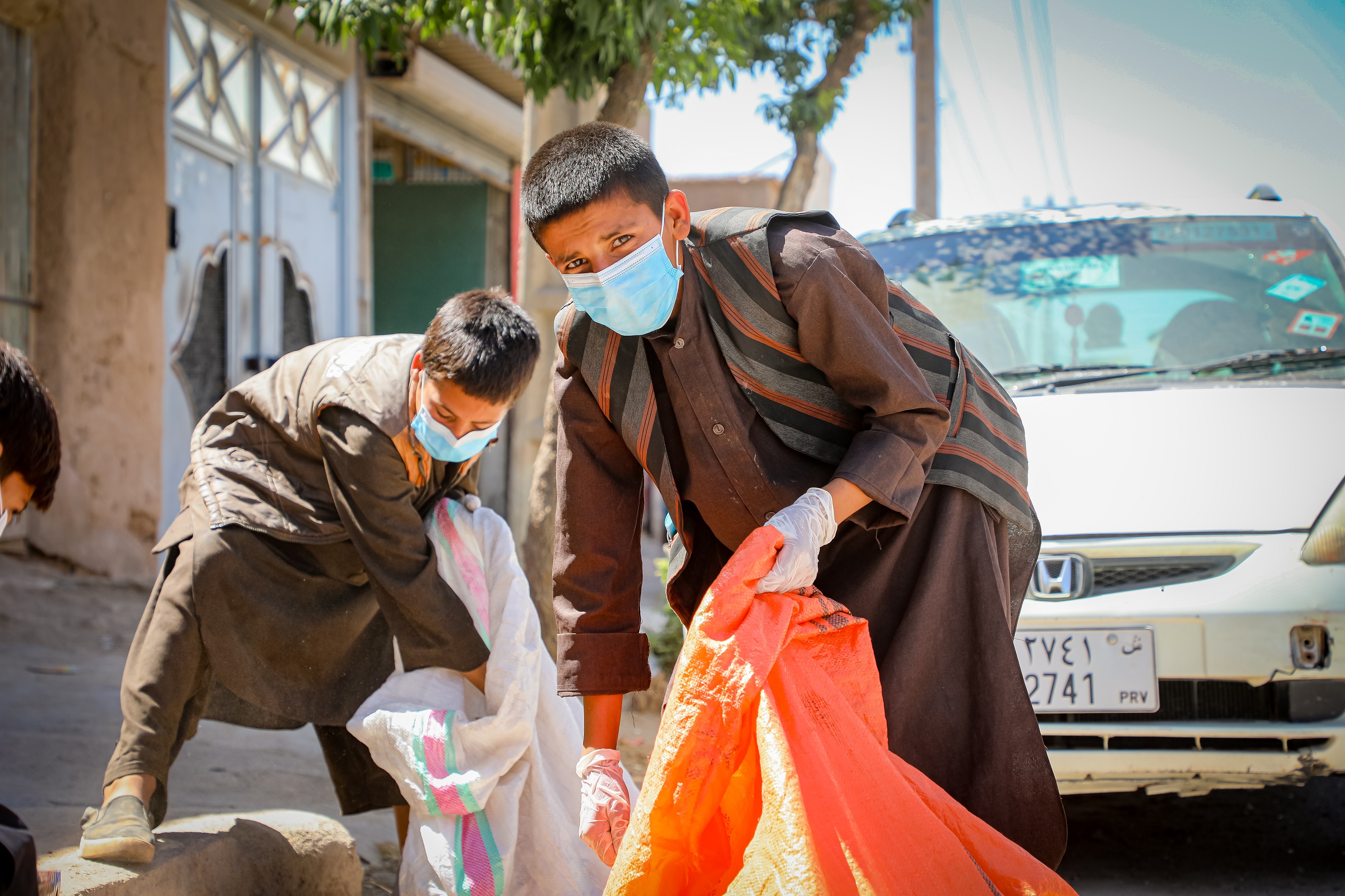 Masoud is a rubbish collector now.