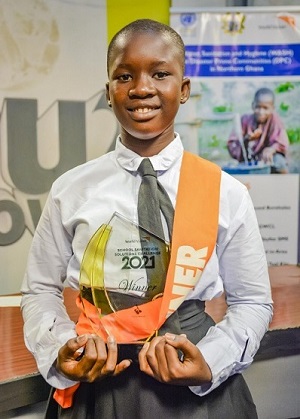 Ms Naziru Mawadatu as Child Sanitation Diplomat 2021