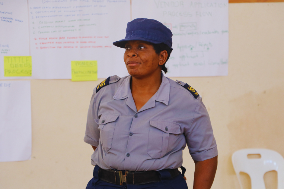 Sergeant Davies, a Public Relations Officer from Epworth Police Station
