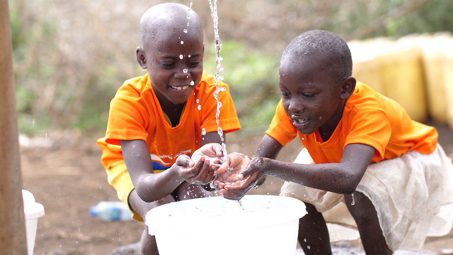 Handwashing with soap and water helps in COVID-19 prevention. ©World Vision Photo/Charles Kariuki.