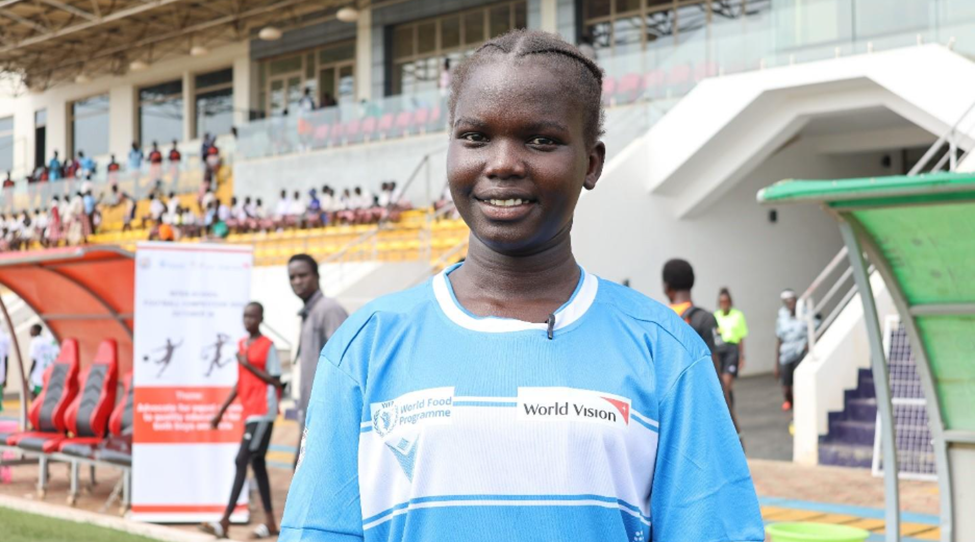 Chol, a 15-year-old captain of Giada Girls football team.