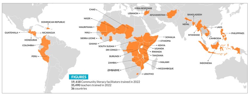 Unlock literacy map