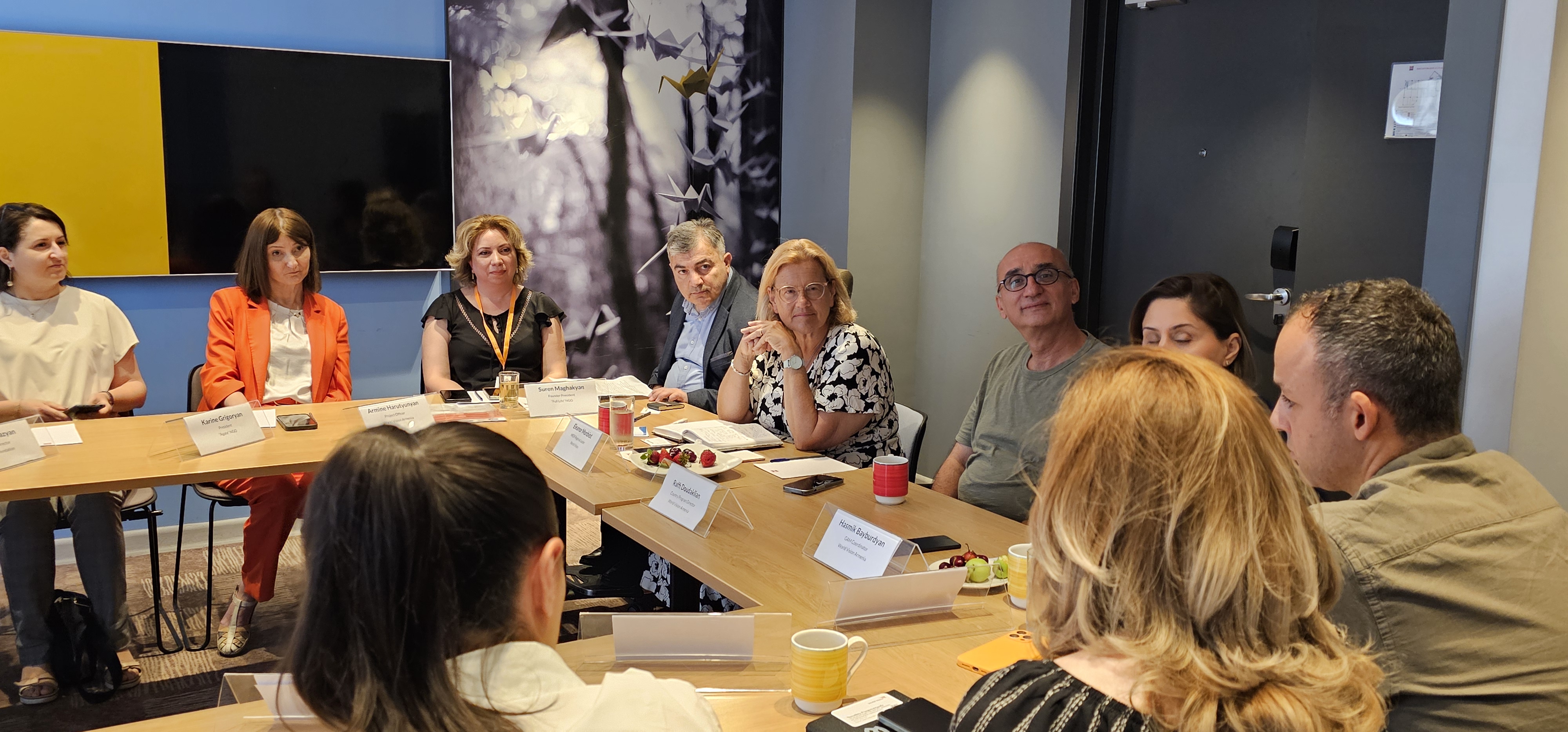 meeting with partners