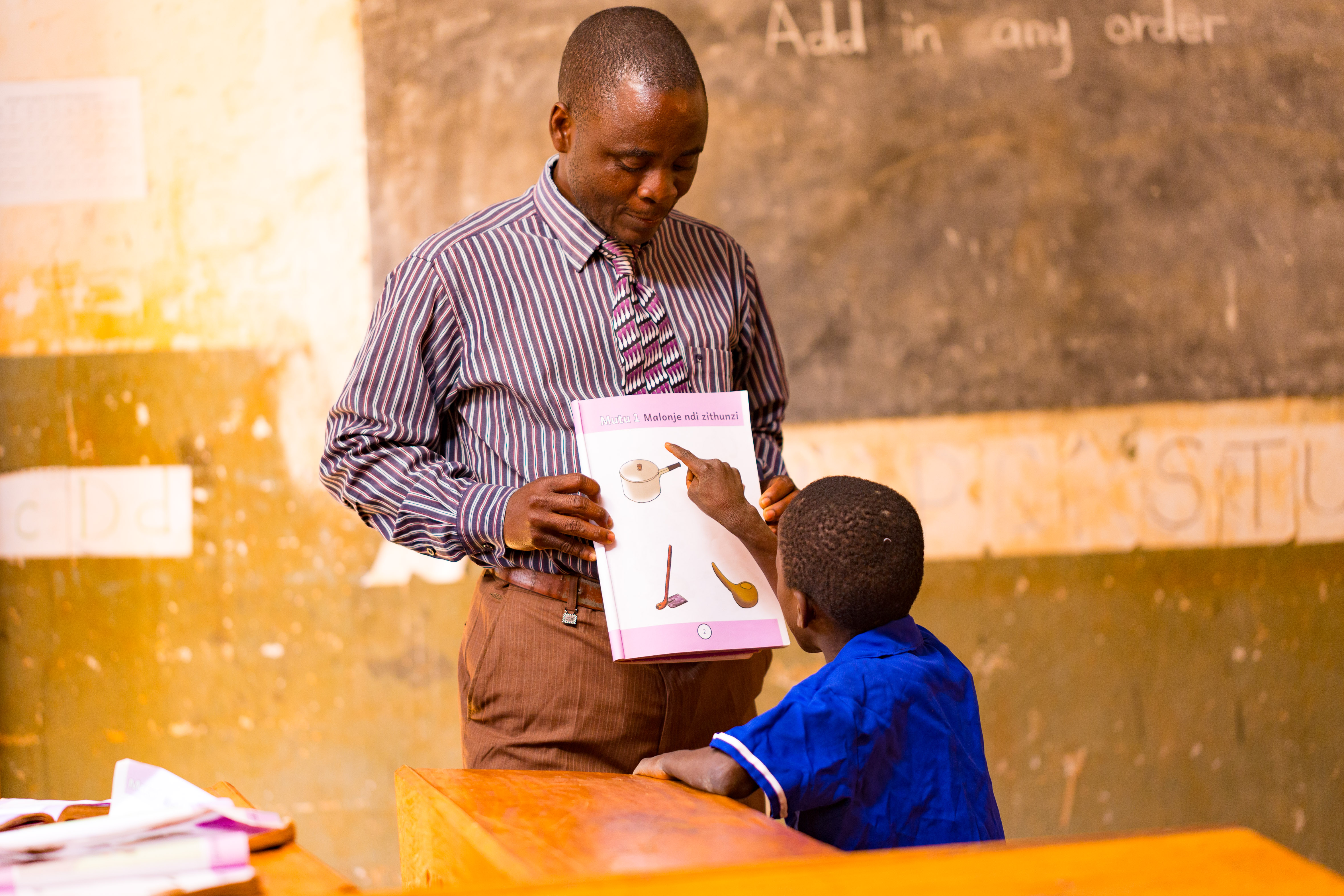From braille to books. Constance has now clear vision.
