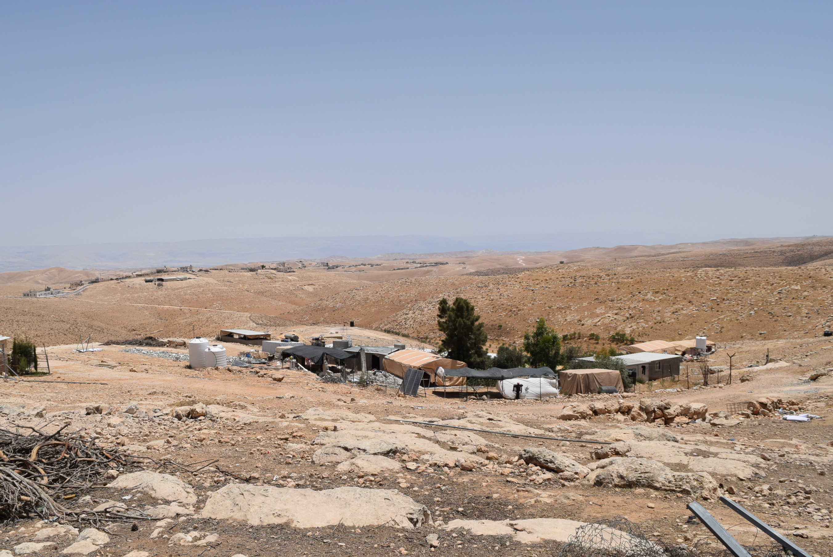view of a community in the South Hebron Hills