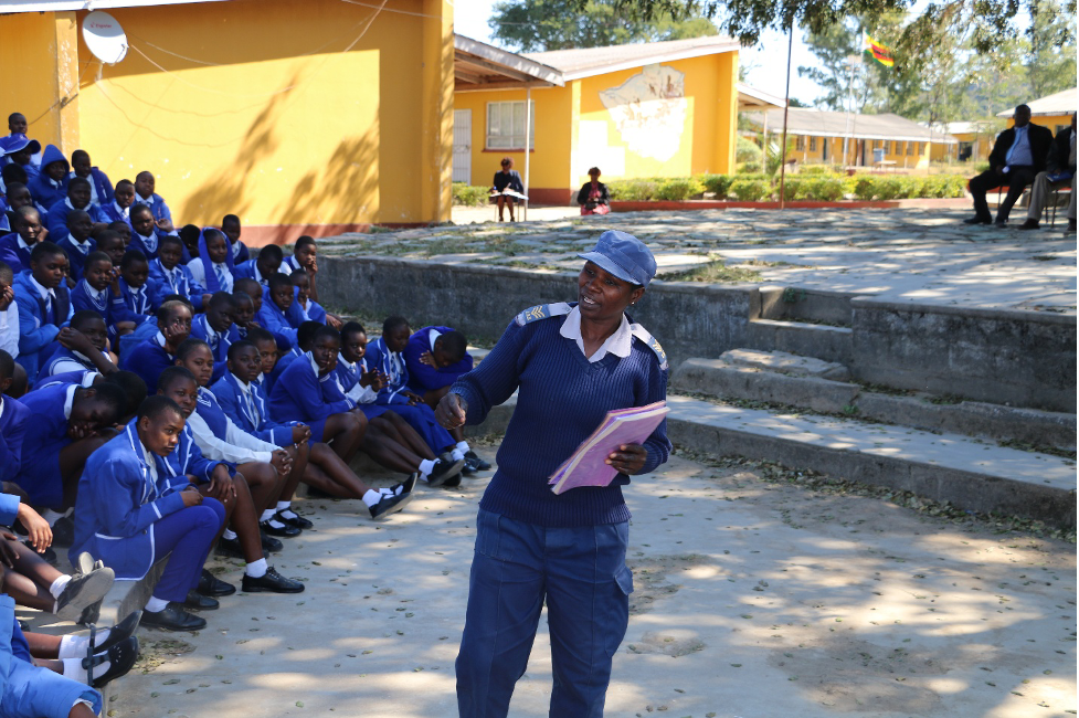 A ZRP officer stressed on the importance of speaking up