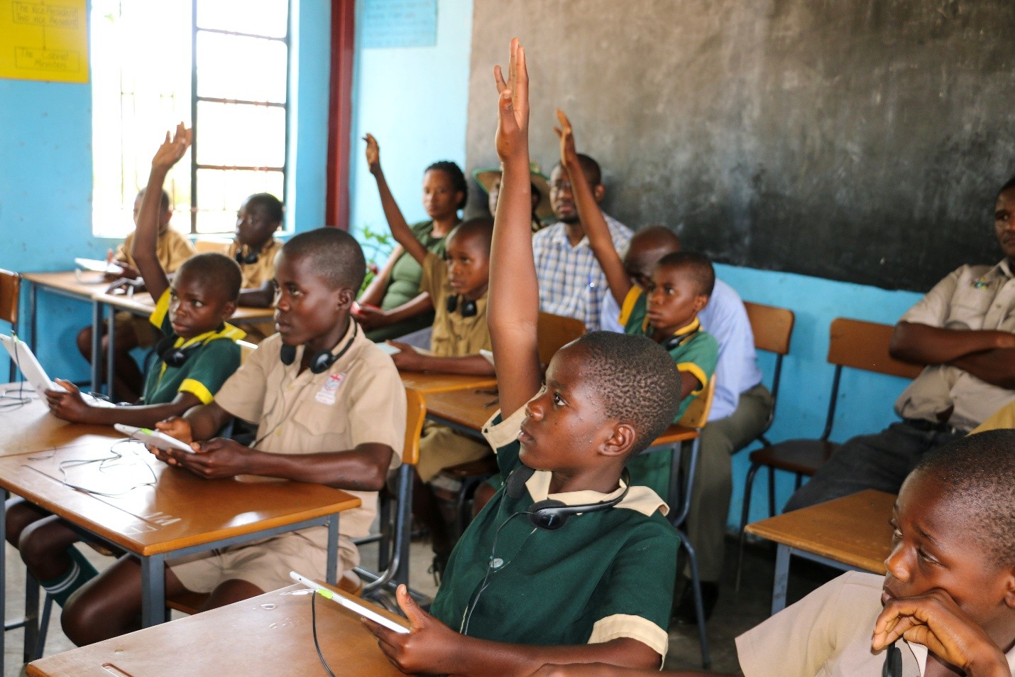 the tablets have significantly improved their learning experience