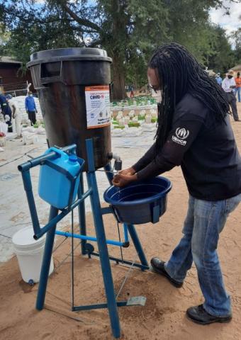 Hand-washing to prevent COVID-19