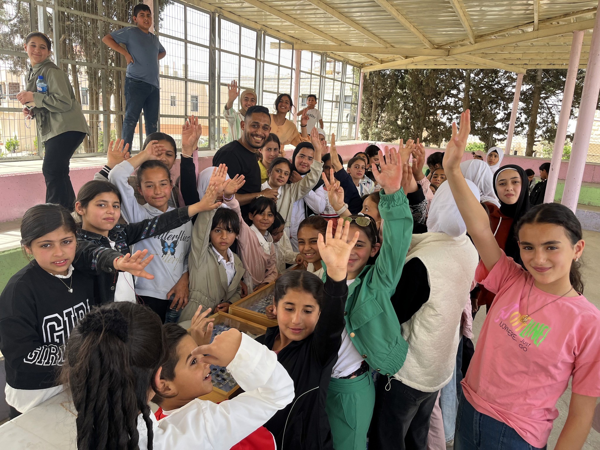 A visit of the mobile musuem