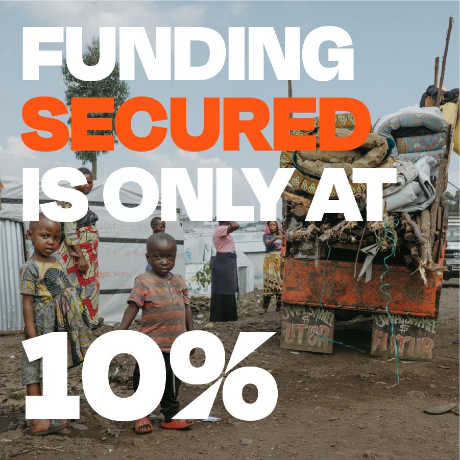 Out of the total US$46 billion required to respond to humanitarian needs in 2025, just a tenth - only US$4.6 billion - has been secured