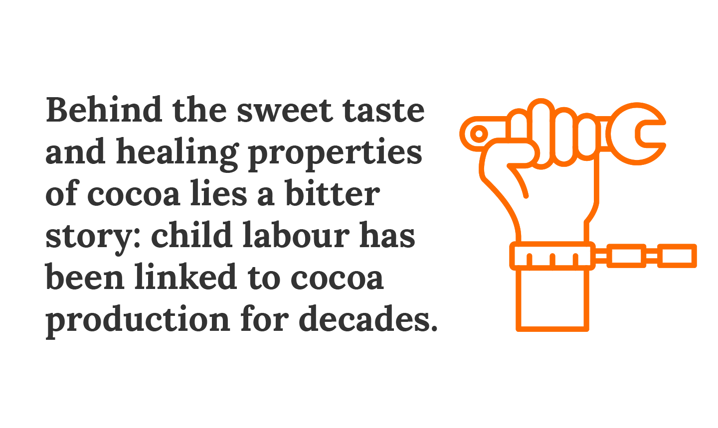 Child labour has been linked to cocoa production for decades.