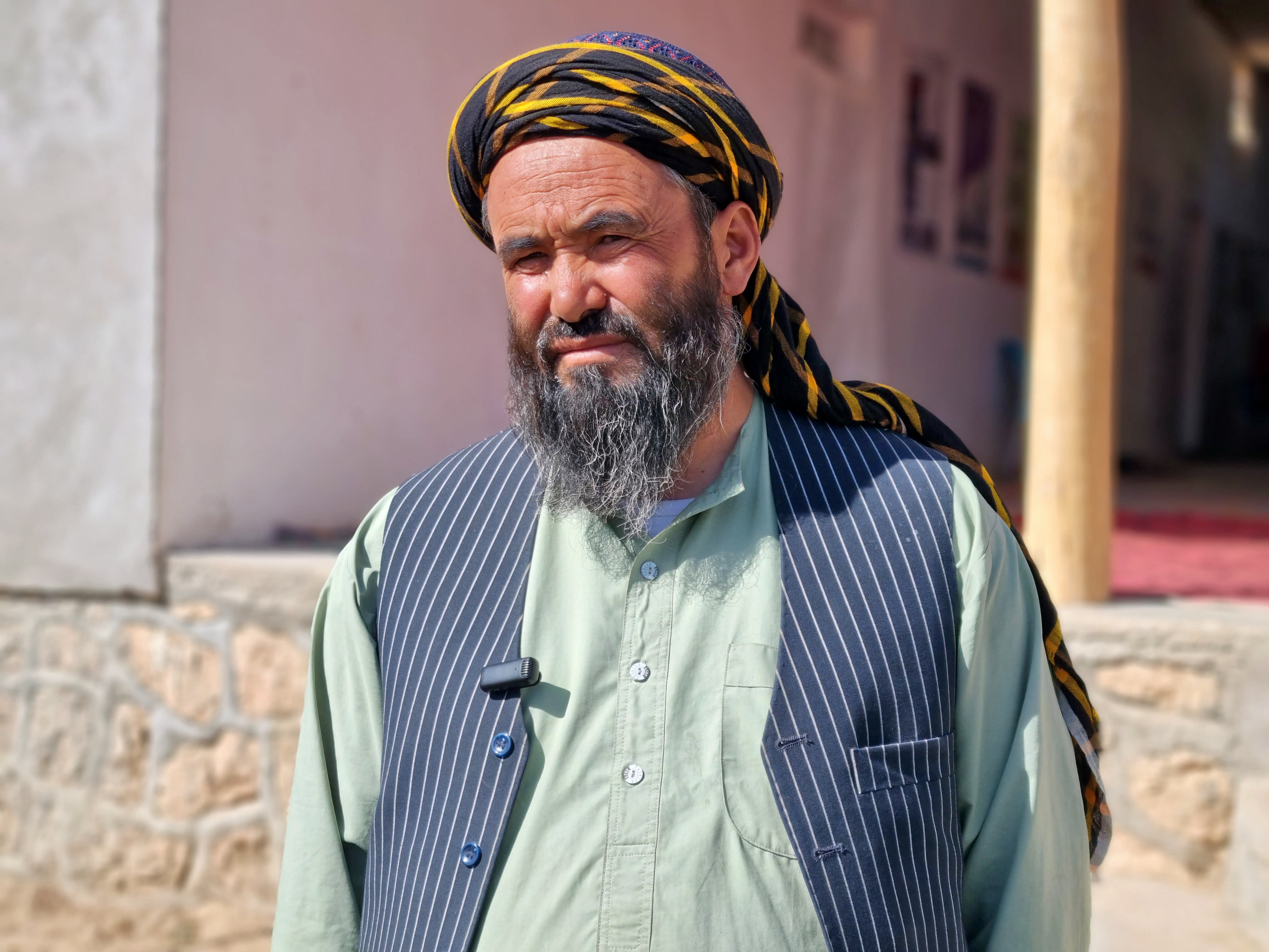 A man wearing a turban.