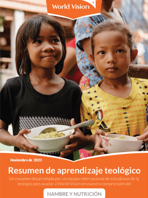 Resumen de Aprendizaje Teológico - Hambre y Nutrición