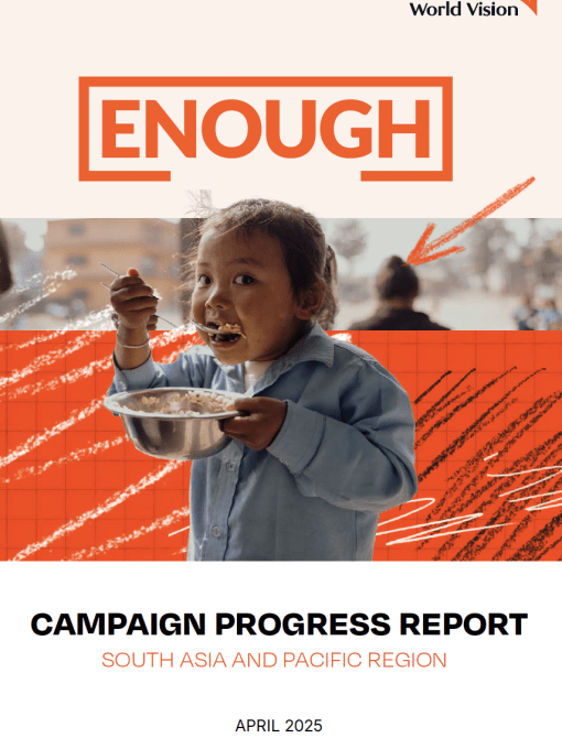 World Vision SAP: ENOUGH 2025 progress report
