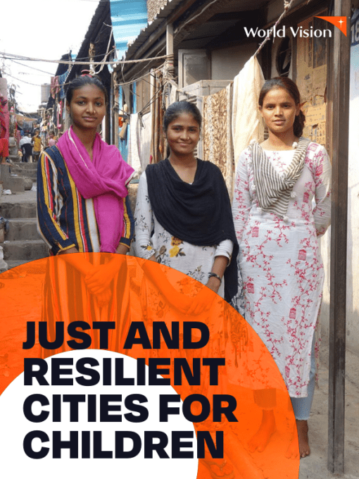 Just and Resilient cities for children report cover