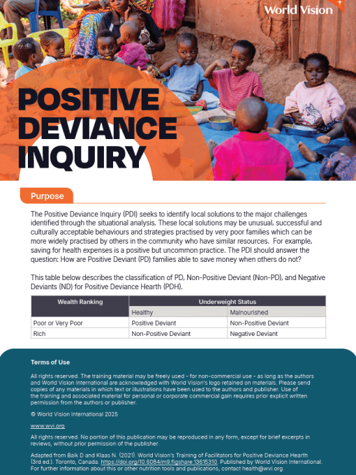 Positive Deviance Inquiry