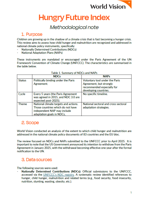 Methodological note