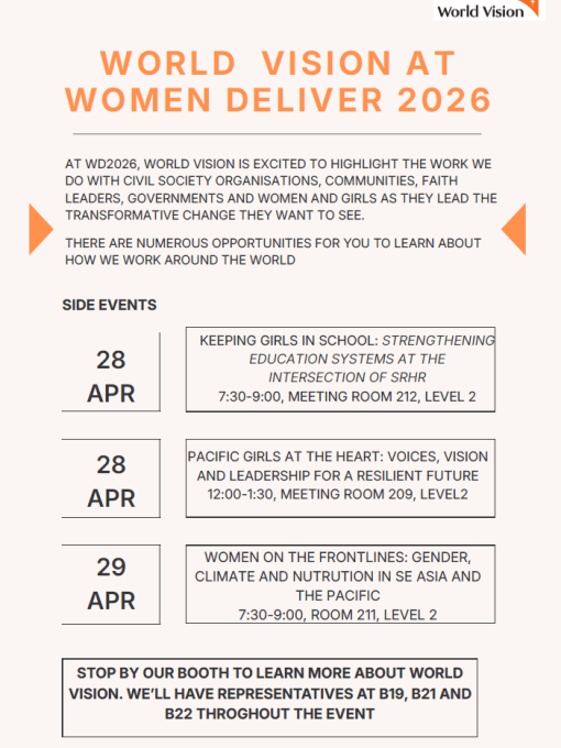 WV at Women Deliver 2026