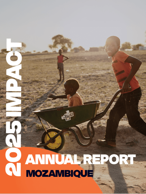 Children play in one of the areas covered by World Vision Mozambique