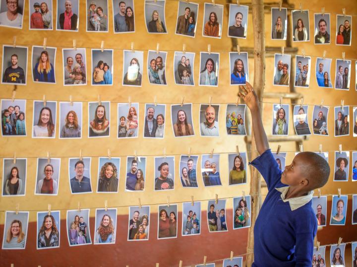 A sponsored child chooses their sponsor