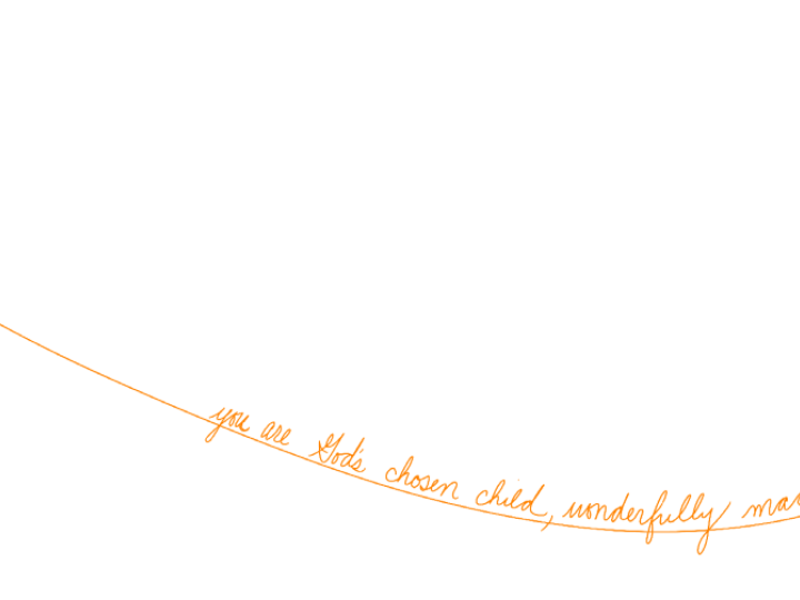 You are God's chosen child, wonderfully made. With love, World Vision