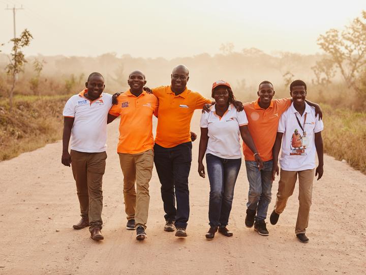 World Vision staff in Ghana