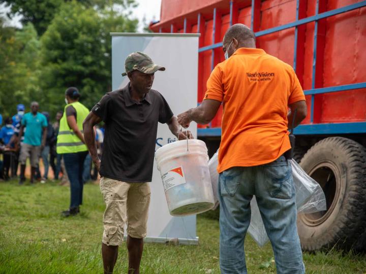World Vision earthquake relief