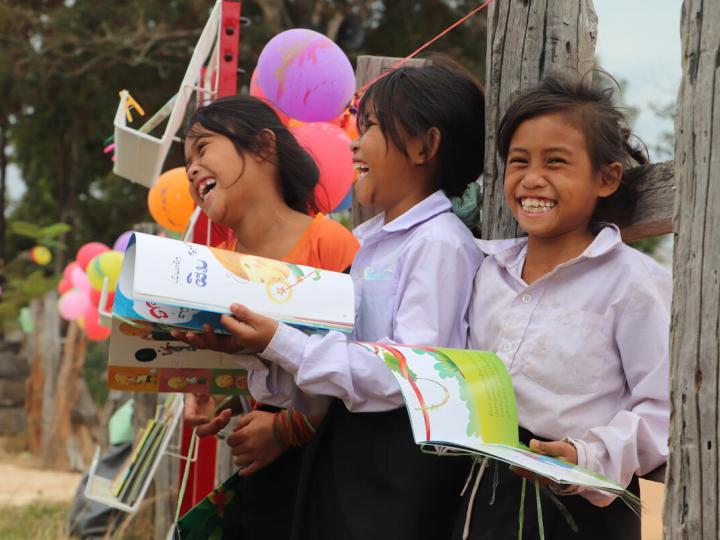 Grade 3 students in Thaphangthong district Savannakhet province