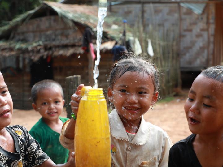 Joy of clean water