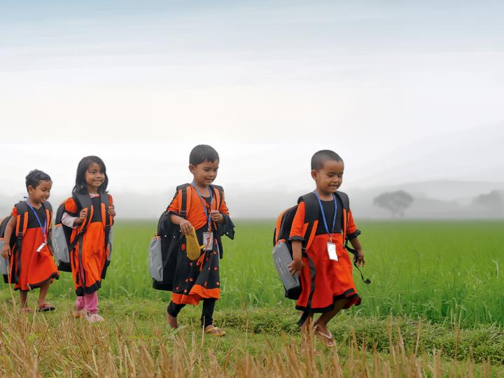 Children Walking