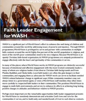Faith Leader Engagement cover