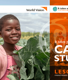 It takes partnerships Case Study – Lesotho: Strengthening Government Efforts
