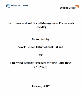 Environment and Social Framework Cover Image