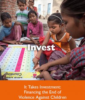 It takes investment: financing the end of violence against children