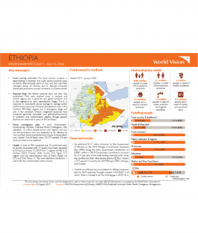 Ethiopia - July 2019 Situation Report