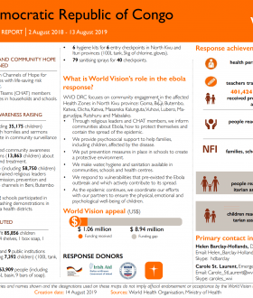 Ebola Crisis Response Impact report