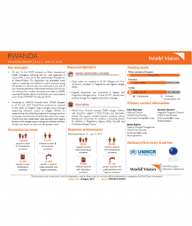 Rwanda - July 2019 Situation Report