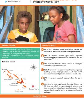 World Vision Solomon Islands Community Channels of Hope fact sheet