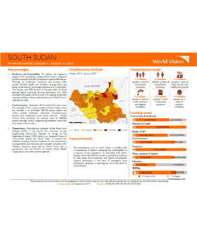 South Sudan - August 2019 Situation Report