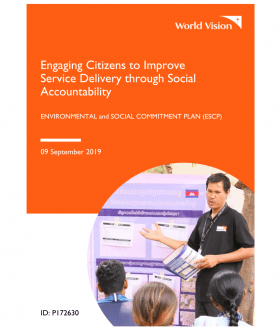 Environmental and Social Commitment Plan