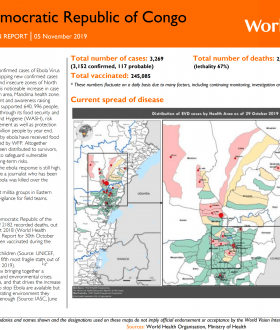 Ebola Crisis Response Situation Report Nov. 5 