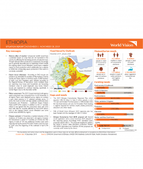Ethiopia - November 2019 Situation Report