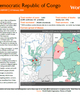 WV DRC Ebola Virus Disease Response Sitrep 16 