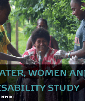 Water, women and disability study - report cover