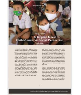 COVID-19 & Urgent Need for Child-Sensitive Social Protection 